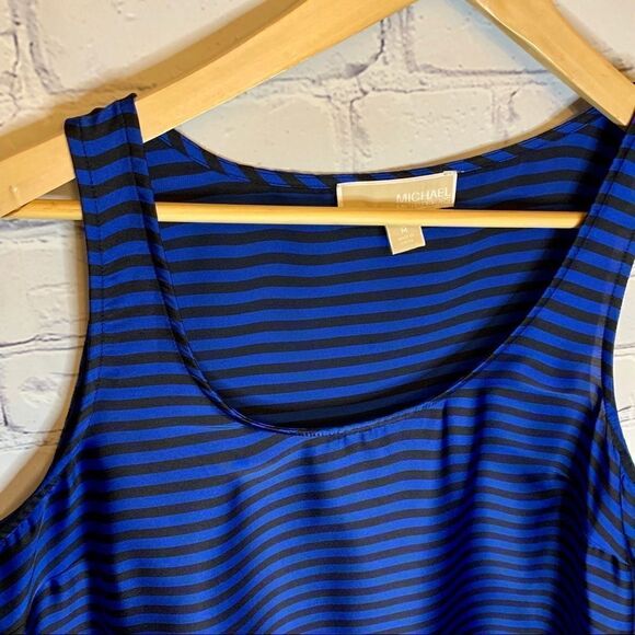 Michael Kors Blue and black striped tank - Picture 2 of 7